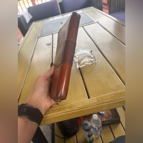 Tory Burch Brown Leather Wallet - Picture 6 of 8